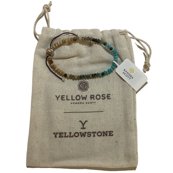 Kendra Scott Montana Vintage Turquoise Mix Friendship Bracelet New - Picture 4 of 4